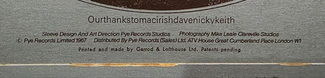 UK初期 MONO キンクス Something Else Pye Pink