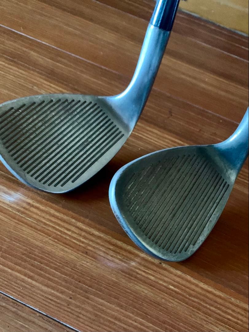 『希少』Indy ウェッジ 52度60度セット(ノーメッキ)溝加工 競技不可