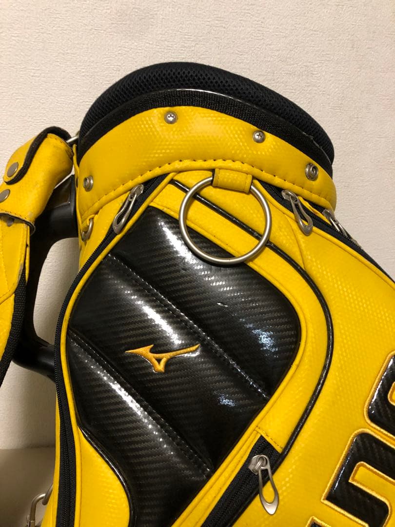 【送料込み】廃盤希少品　MIZUNO ゴルフバッグ　珍しい黄色