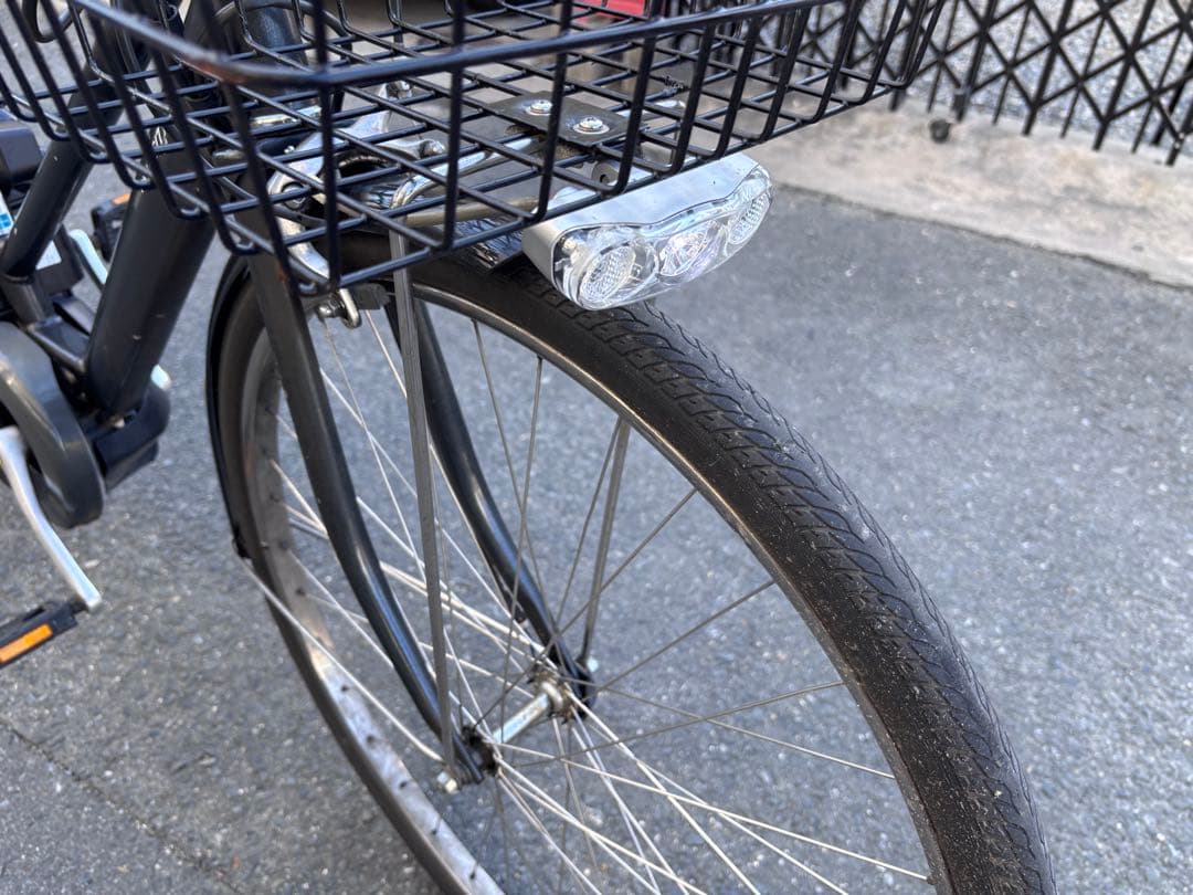 YAMAHA PAS City 電動アシスト自転車 ブラック 前カゴ付き