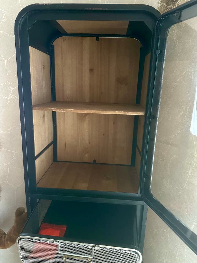 男前！メッシュドア付きキャビネット