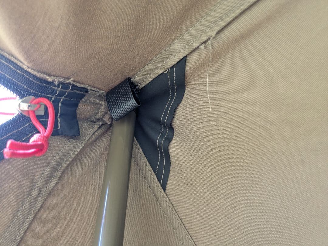 【廃盤品】テンマクデザイン　初代炎幕　別売りキャノピーポール付き　パップテント