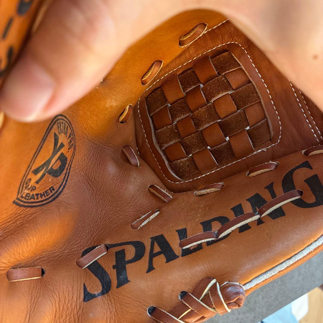 左利き用　SPALDING XP-300 硬式グローブ ブラウン