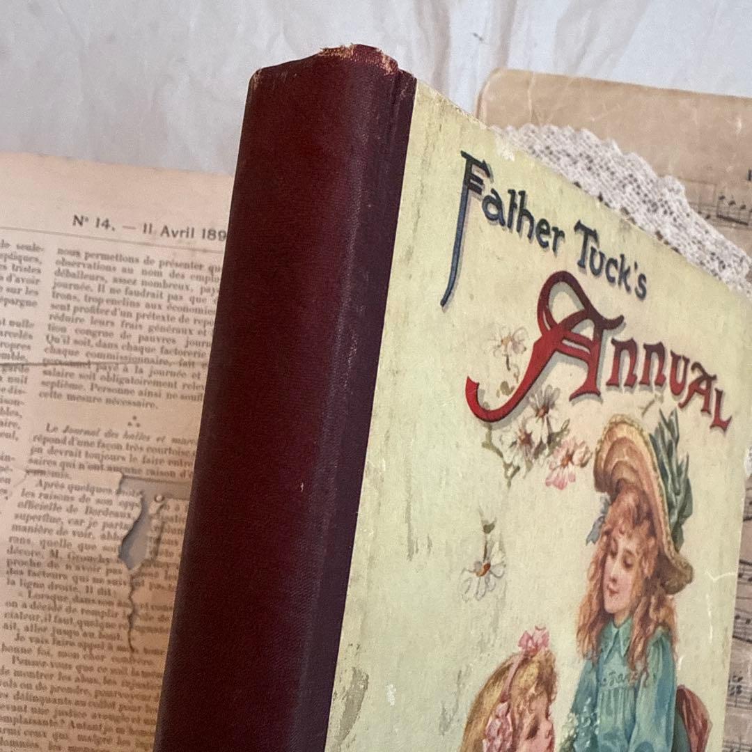 稀少アンティーク美しいヴィクトリアン絵本イギリス洋書　古書ジャンクジャーナル