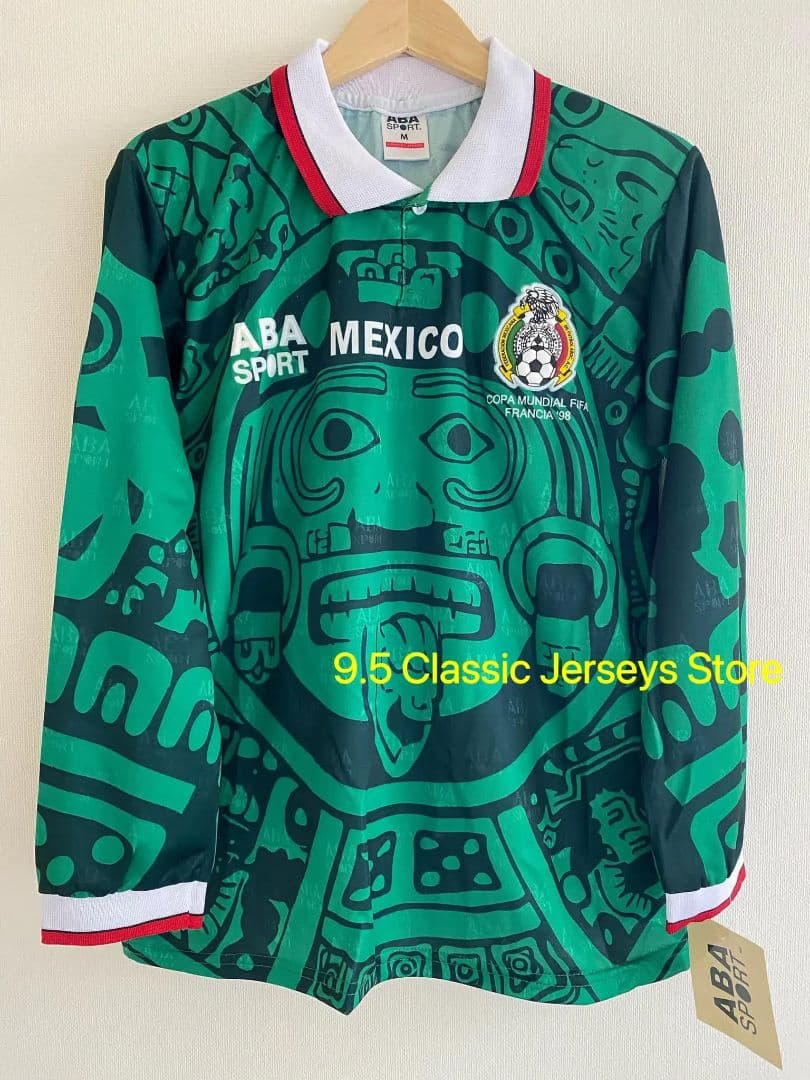 メキシコ代表 1998 ホーム ユニフォーム 長袖 M