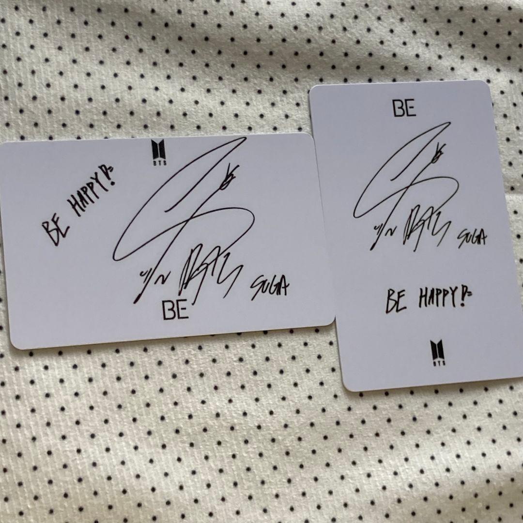 BTS 韓国 限定 BE 未公開 ユンギ SUGA ラキドロ トレカ 2枚