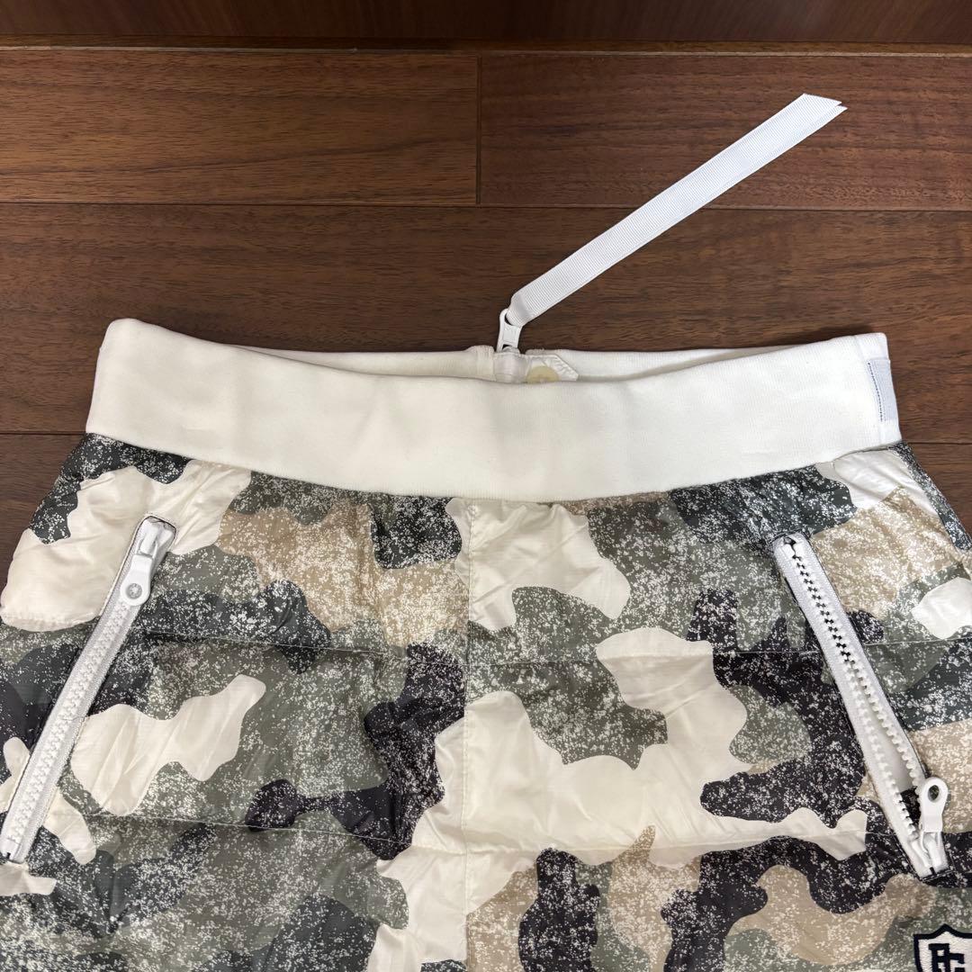 PEARLY GATES リバーシブルダウンスカート　 カモフラ/ホワイト
