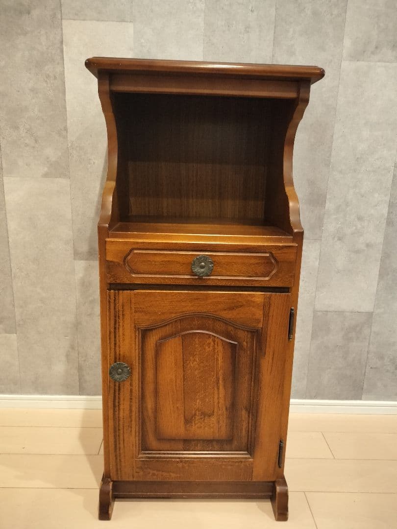 カリモク 電話台 花台 サイドテーブル レトロ ヴィンテージ