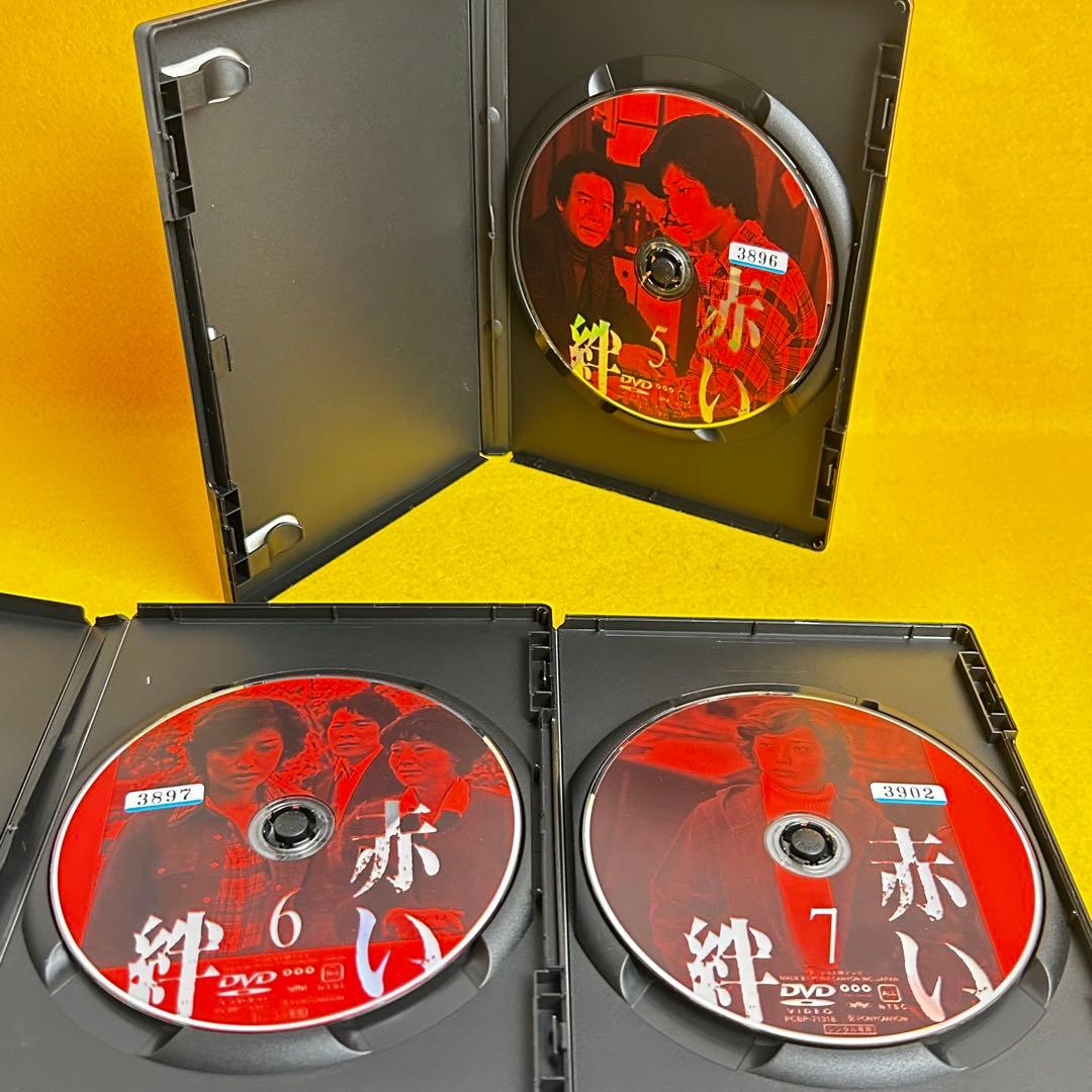 《新品ケース》赤い絆　DVD 全7巻 山口百恵 国広富之 左幸子
