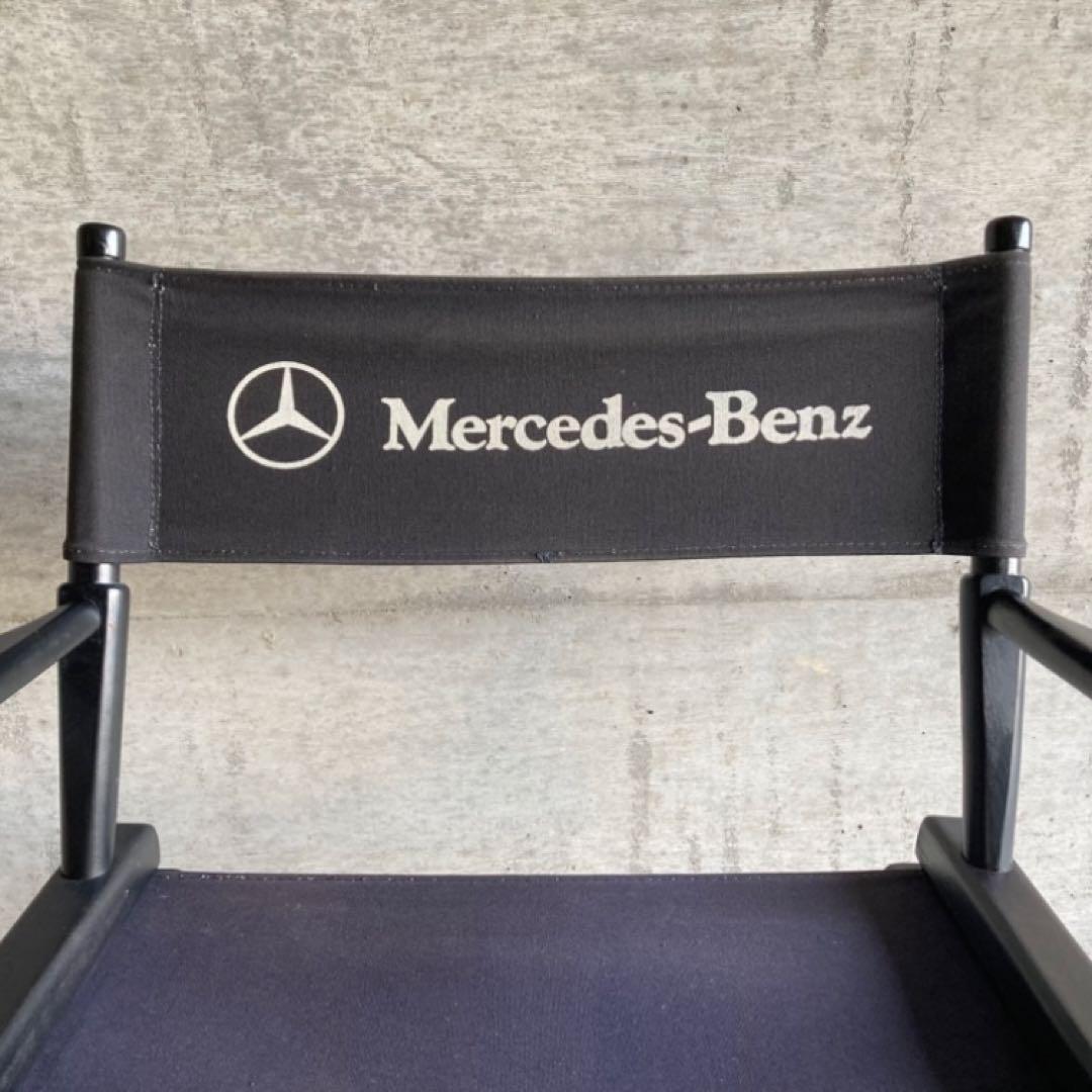 Mercedes Benz ディレクターチェア 椅子 折り畳み 車 レトロ
