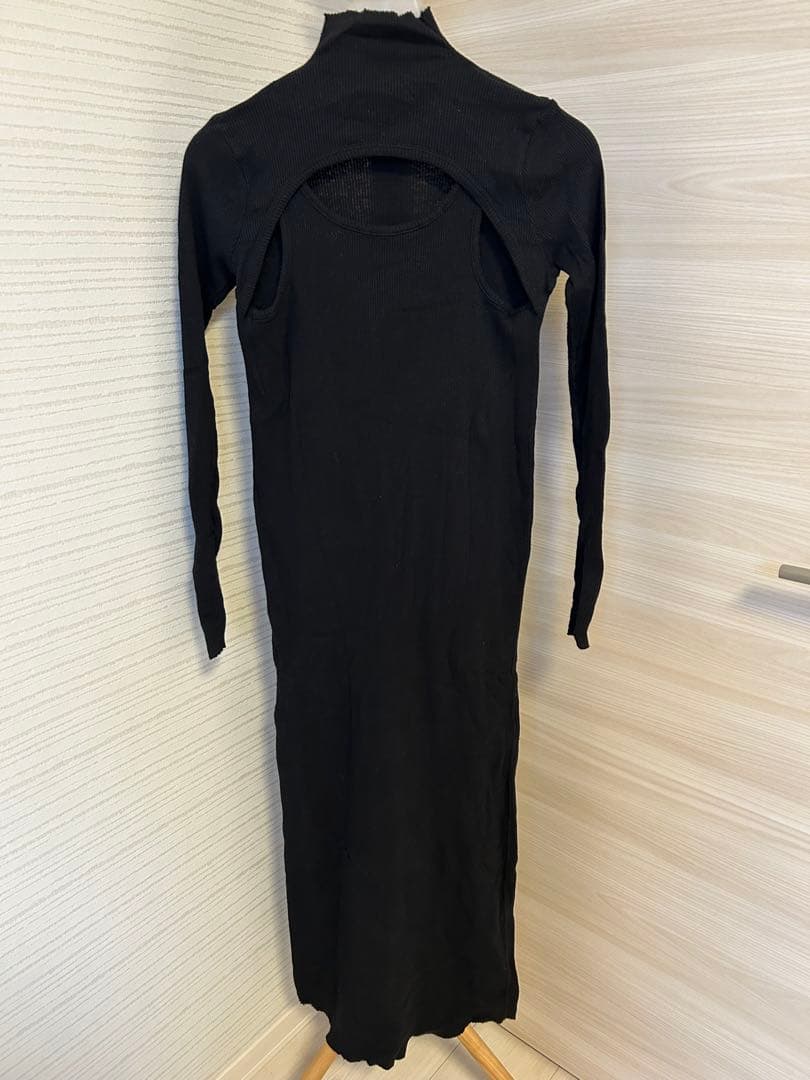 TODAYFUL バックレイヤードリブドレス