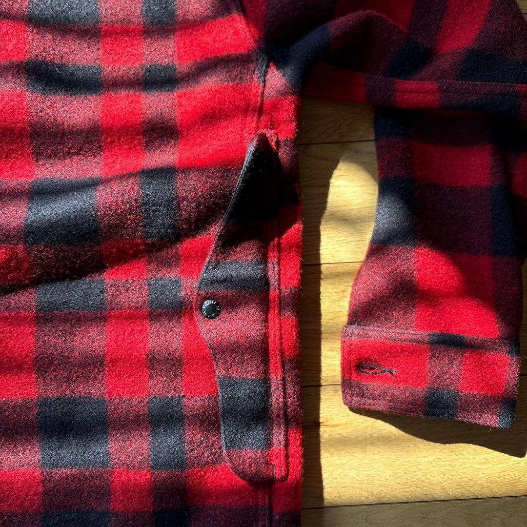 ☆美品☆ USA製 FILSON マッキーノJK RED×BLACK 36