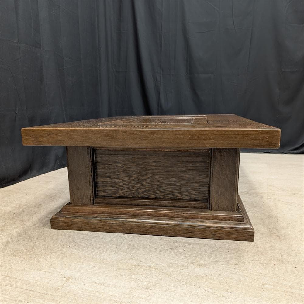 唐木　鉄刀木　無垢　重厚　関西火鉢　長火鉢　火鉢　囲炉裏　大和火鉢　座敷　座卓