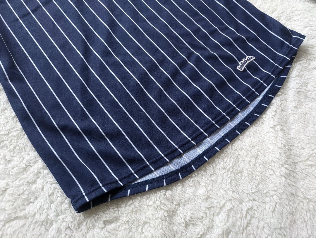 美品 ballaholic ボーラホリック ストライプロンT