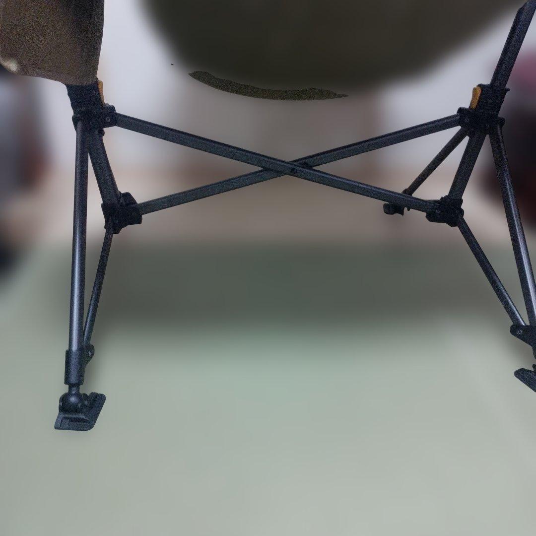 美品　ビバホームオリジナル　リラックススイングチェア　ハンモックチェア　オリーブ