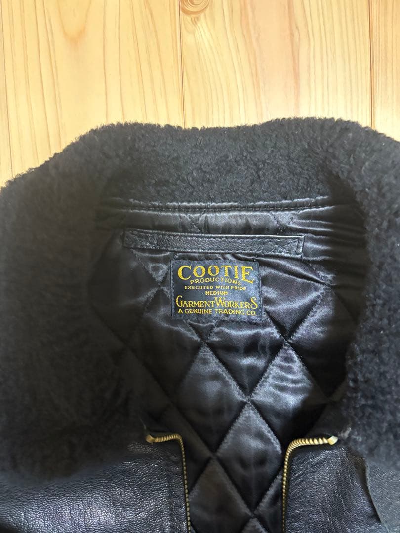 COOTIE ボア襟 レザージャケット