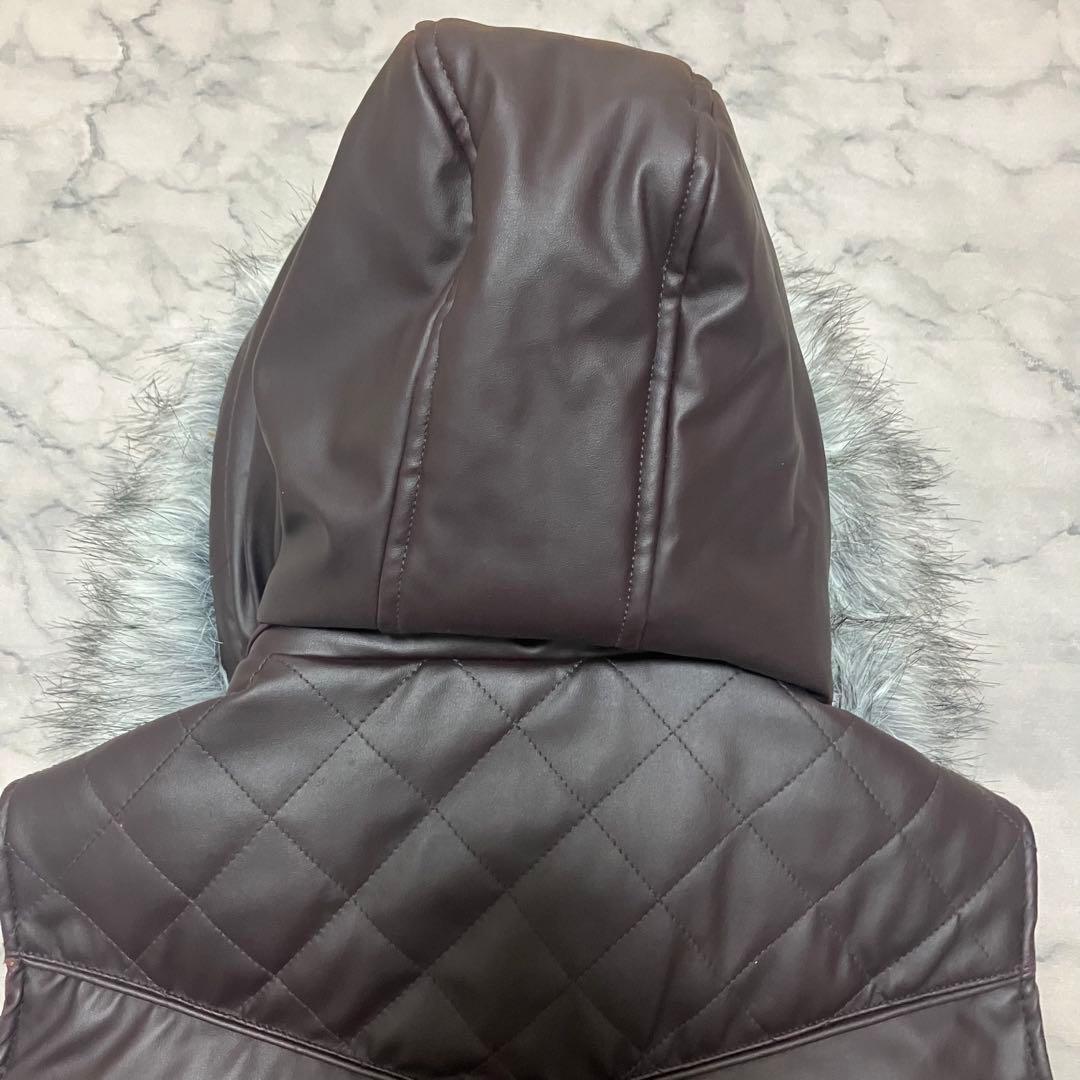 【激レア】y2k 00s お兄系 平成ギャル ファーベスト　フェイクレザーベスト