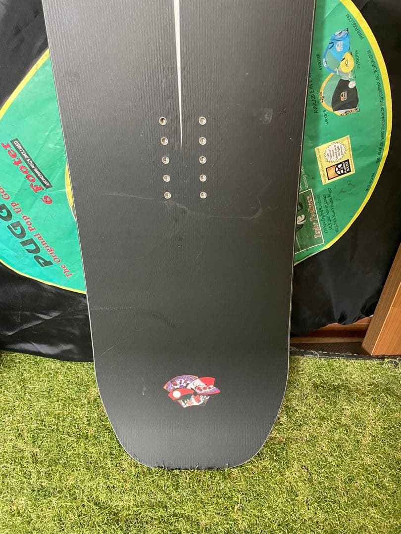 一回のみ！眞空雪板等 鍾馗モデル　花札柄 ほぼ新品 手裏剣パッド付き　150cm