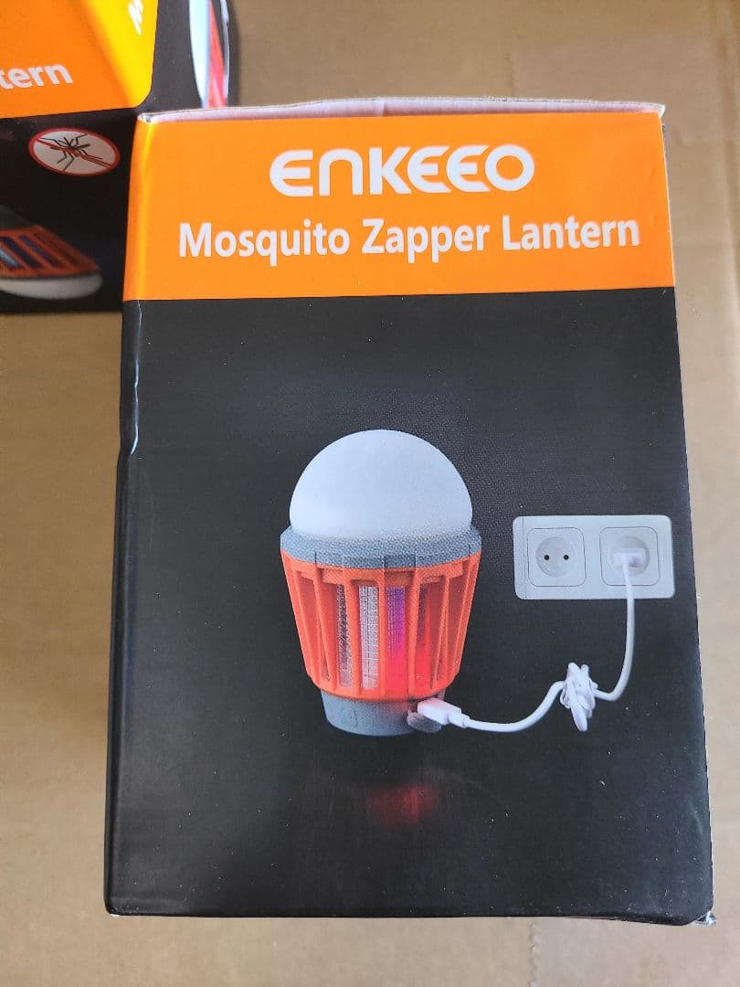 【新品】2個セット ENKEEO 蚊取りランタン IPX6 BLK