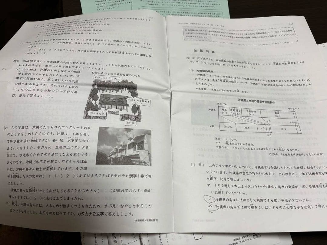 日能研　4年　学習力育成テスト　後期　第1回〜第9回