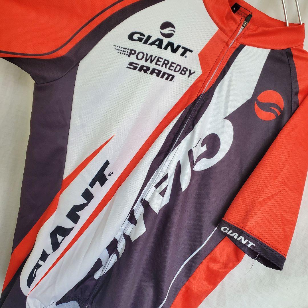 GIANT ジャイアント サイクルジャージ 自転車 フルジップ
