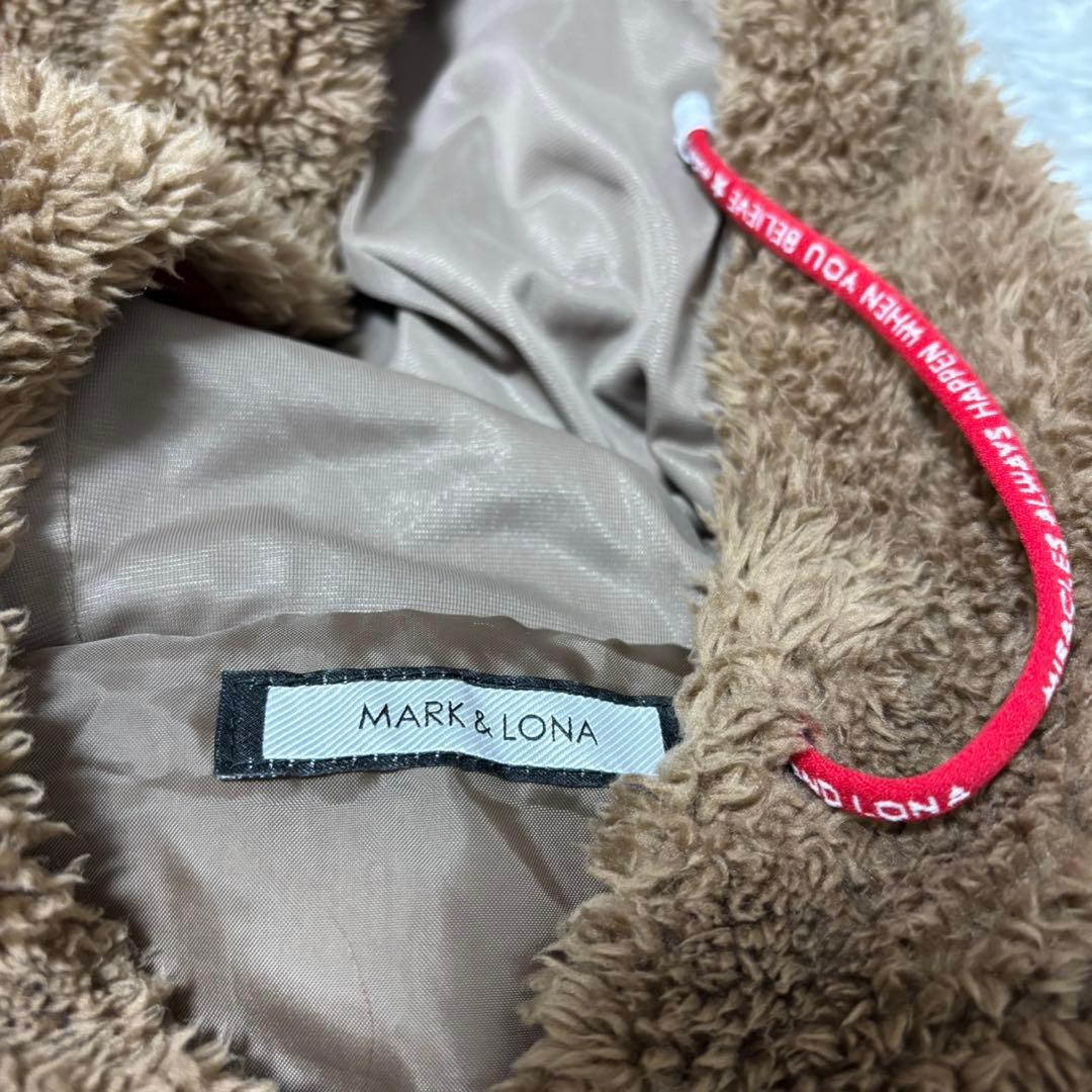 マークアンドロナ セットアップ ファー ボア パーカー パンツ ゴルフ ウェア