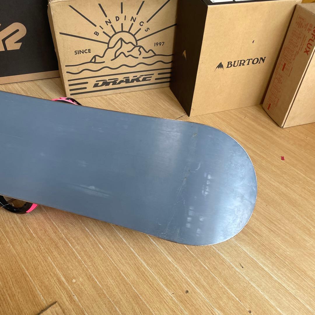 RICE28×FLUX　良質国産スノーボードセット　OGASAKA製　バイン付