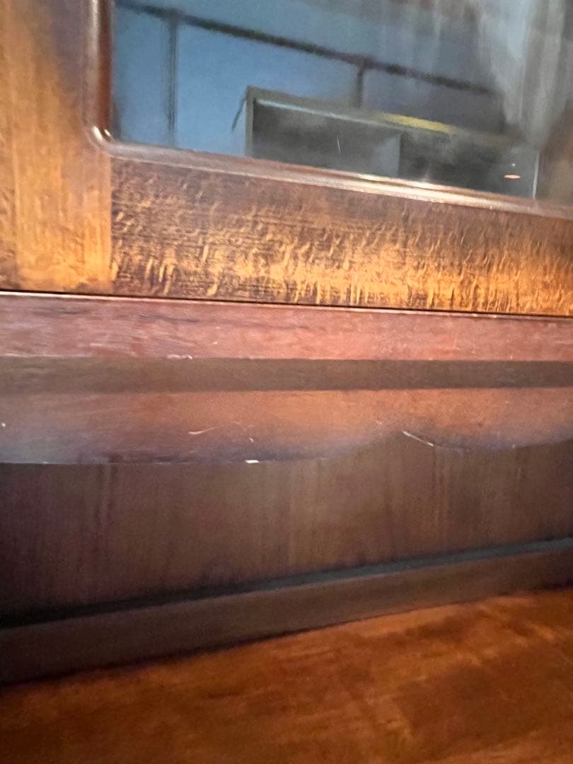 カリモク コロニアル 食器棚 カップボード インテリア アンティーク