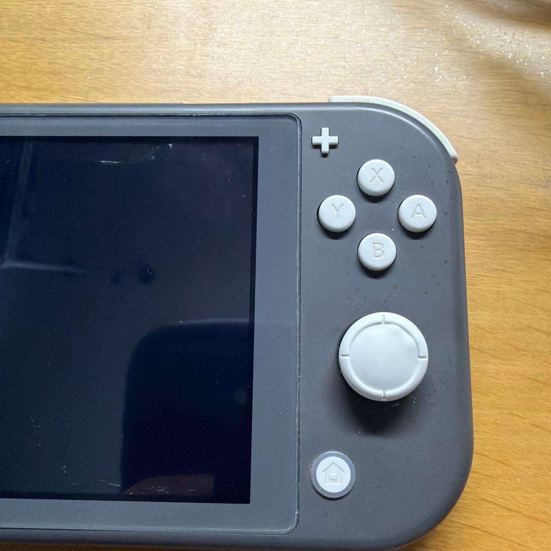 Nintendo Switch Lite グレー 本体 ジャンク品　充電器付き