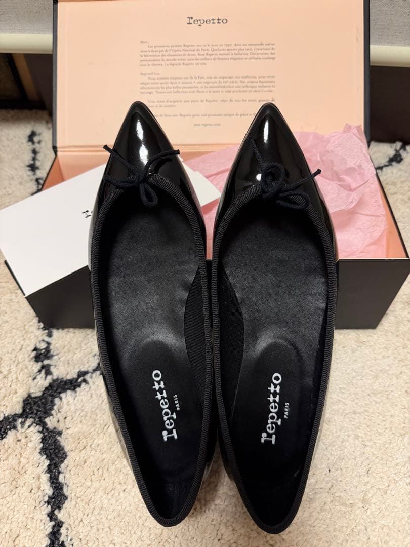 【美品】repettoレペット JUNON バレエシューズ エナメル