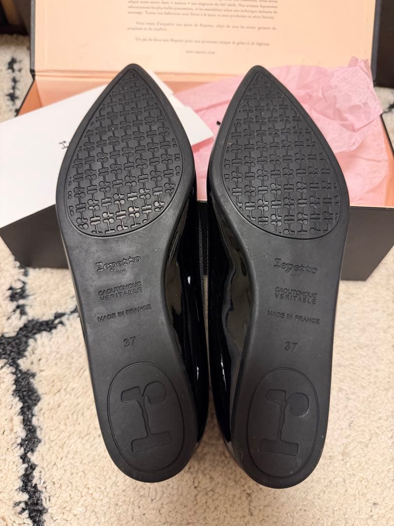 【美品】repettoレペット JUNON バレエシューズ エナメル