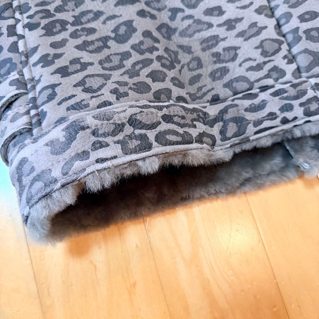 UNDERCOVER レオパード ムートン ライダース ジャケット サイズ3