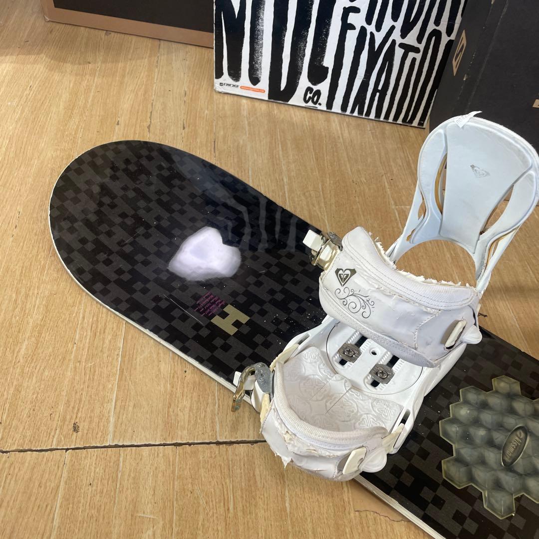 HEAD×ROXY　ヘッド　ロキシー　　バインディング付スノーボードセット