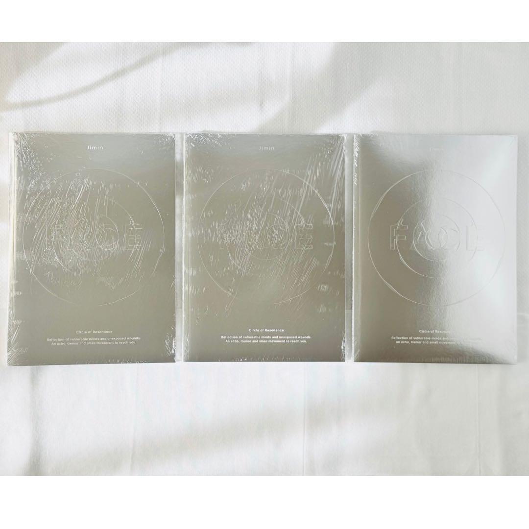 新品未開封 BTS JIMIN ジミン ソロアルバム FACE 2形態セット×３
