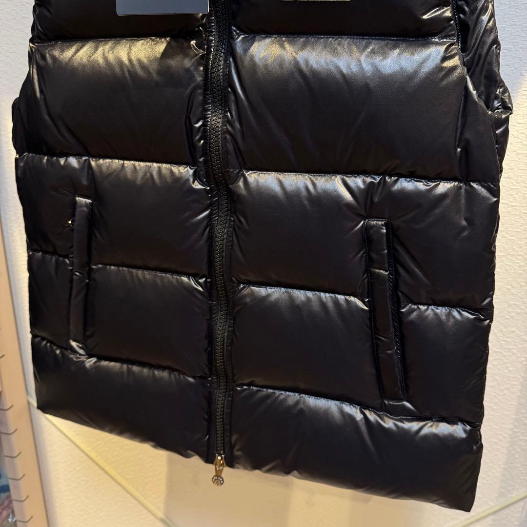 メ*2様 M新品ピレネックスジョン3シャイニーダウンベスト光沢ナイロン男女兼用ユ