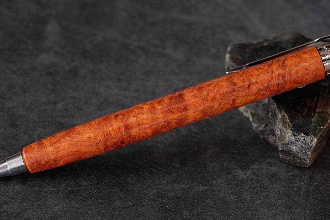 PG5木軸カスタム0245　高村杢工房 製図用シャープペンシル　本花梨瘤