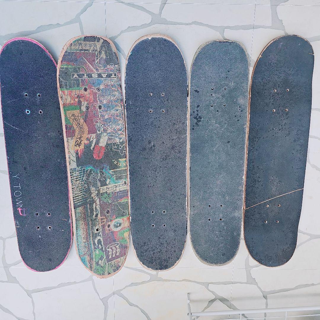 スケボーデッキ　5枚セット　廃デッキ　まとめ売り