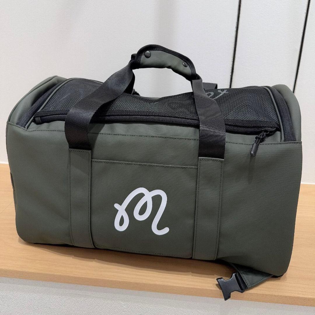 【4/10発送】★3way使用可能★マルボンゴルフボストンバッグ　カラーカーキ