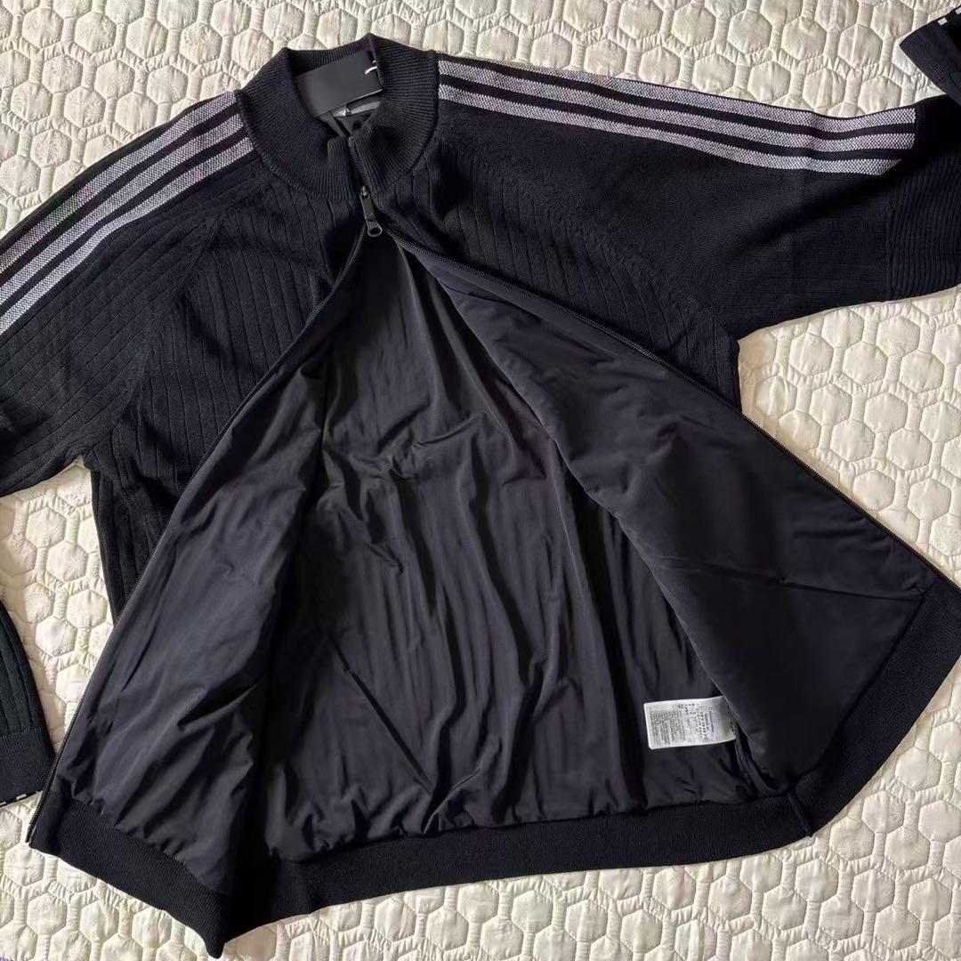 L即日発送新品23100円アディダスゴルフ/メンズ/防風セータージャケット/黒