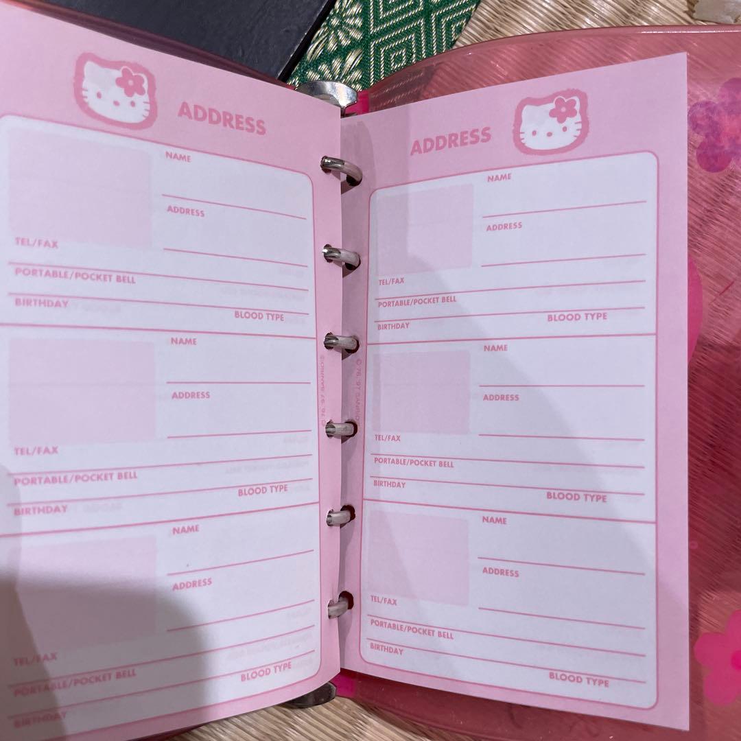 キティ希少　平成レトロ　バインダー　手帳　シール帳　ハローキティ　キティちゃん