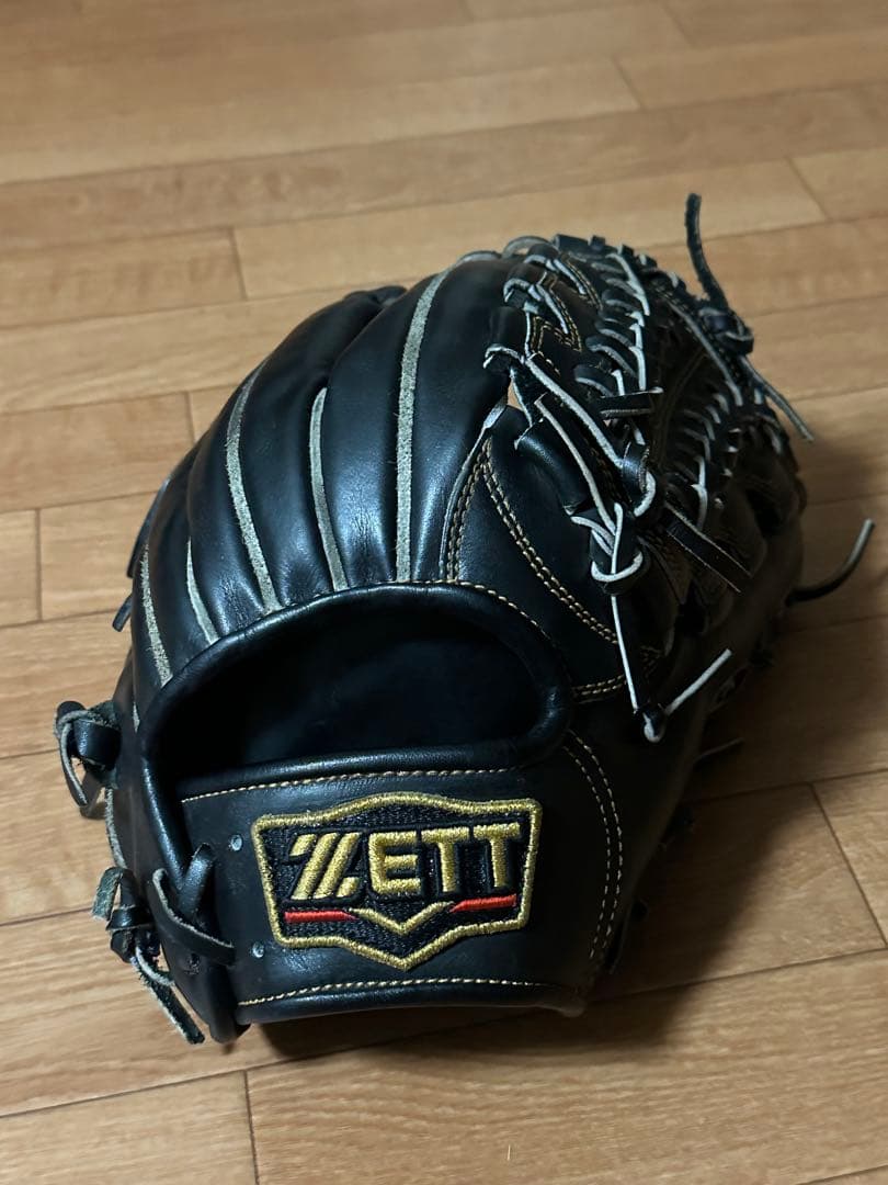 ZETT 硬式グローブ 黒