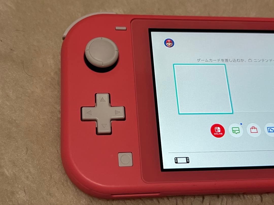 【動作確認済】Nintendo Switch Lite コーラルピンク　ソフト付