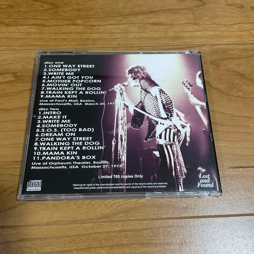 AEROSMITH エアロスミスDOUBLE BOSTON 1973