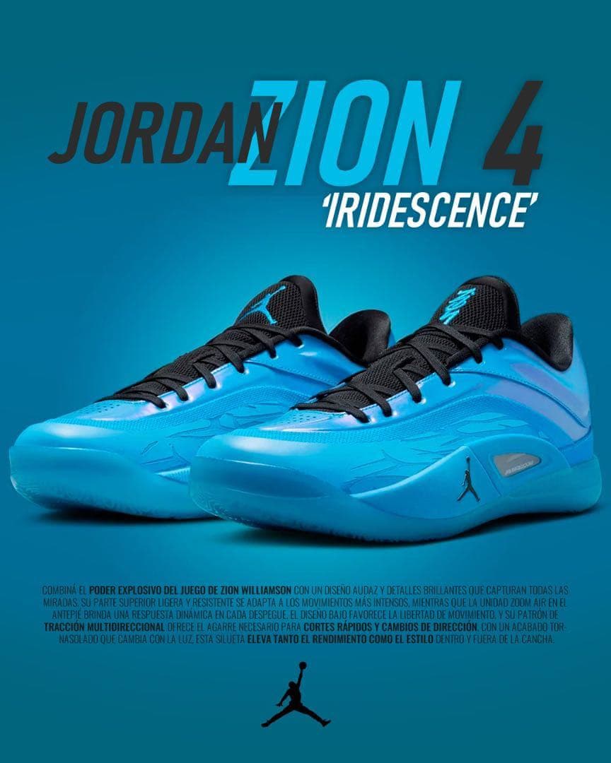 NIKEナイキ ジョーダン ザイオン 4 PF バスケットシューズ 新品26.5