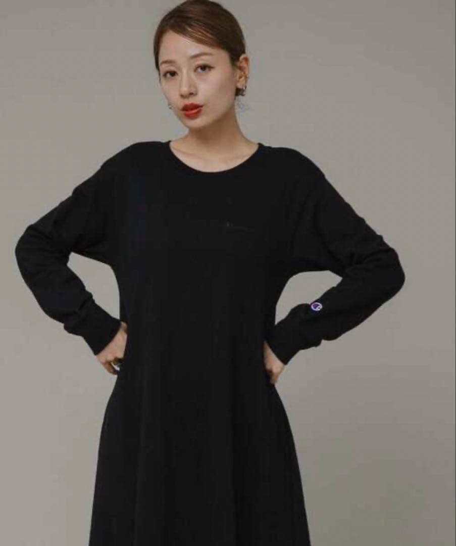 Champion×Sonny Label　裏毛スウェットテントワンピース