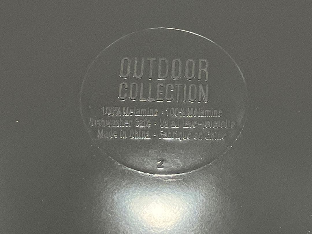 キャンプに！　アウトドアに！プレート　ボール　セット　各4枚　イカリ柄