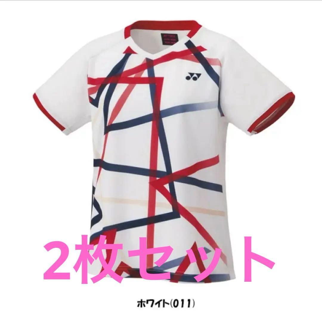 2枚セット　新品YONEX バドミントンシャツ