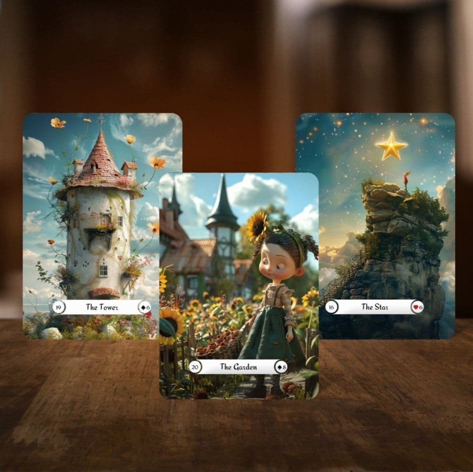 新品 ファンタジーワールド ルノルマンカード 全36枚 追加料金でケースあり