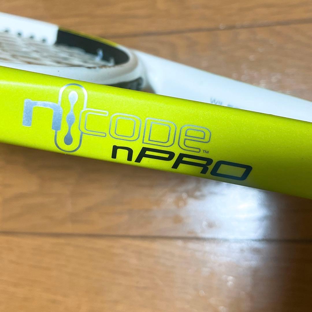 超希少 Wilson プロストック　n pro プロラボ 黄緑