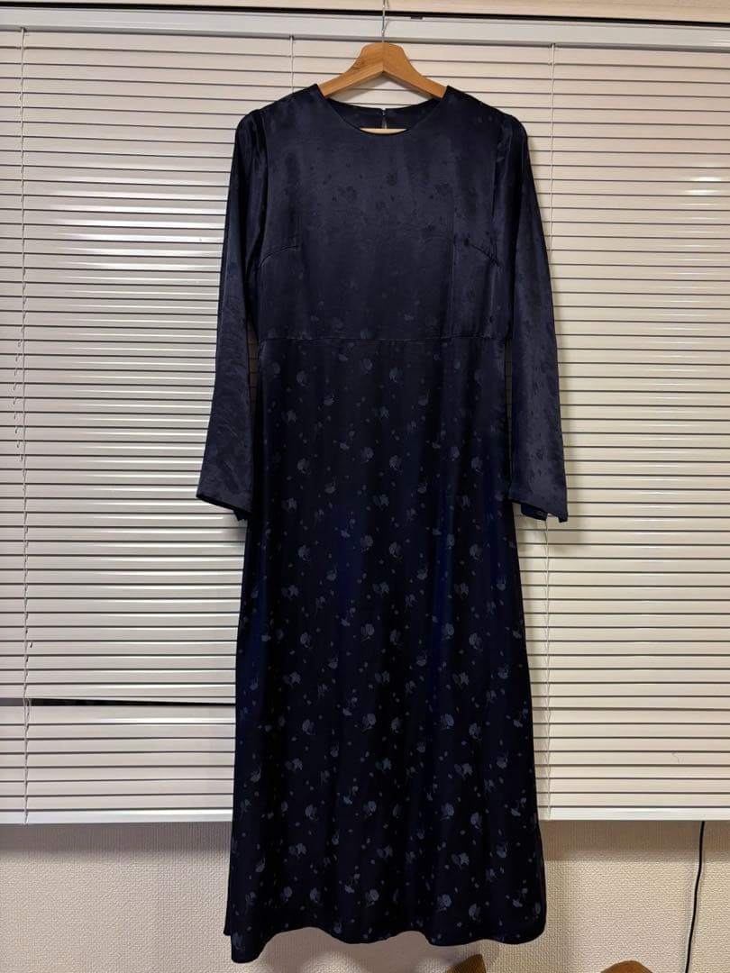SLOBE IENA フラワージャガードワンピース